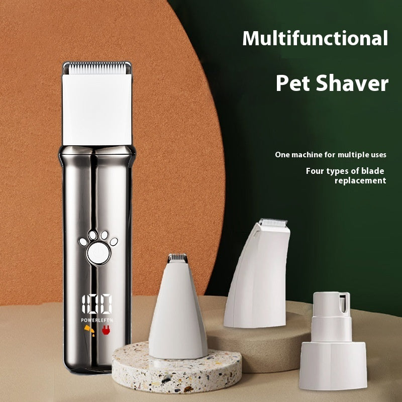 4-in-1 Electric Pet Grooming Kit For Dogs And Cats