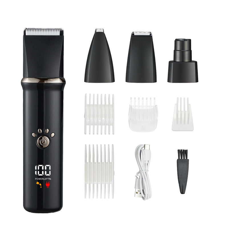 4-in-1 Electric Pet Grooming Kit For Dogs And Cats