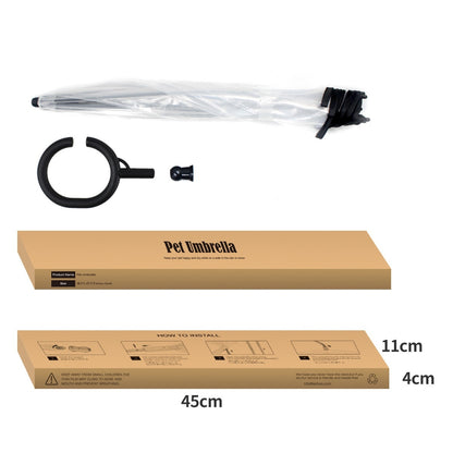 Pet Umbrella Dog C- Type Adjustable