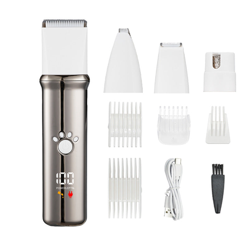 4-in-1 Electric Pet Grooming Kit For Dogs And Cats