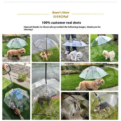 Pet Umbrella Dog C- Type Adjustable